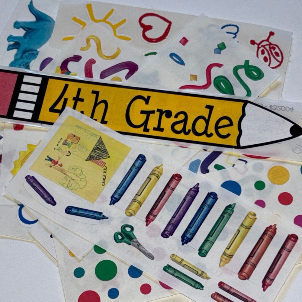 Creative Memories School Days Stickers 1990s 2000’s Y2K creative memories stick
